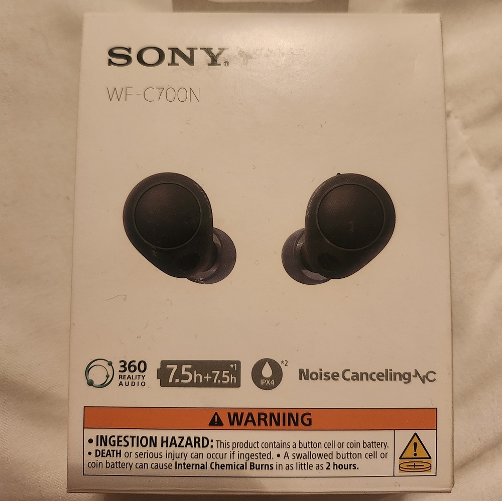 Sony WF-C700N Noise Canceling Earbuds - Black